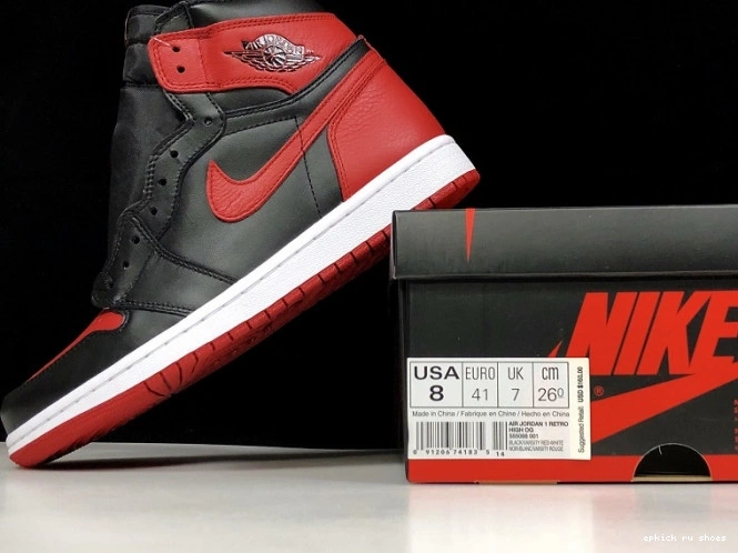 Rep Retro High Air 555088-001 OG Banned 1 Jordan 0825